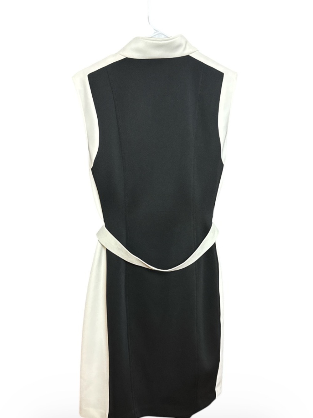 Calvin Klein Colorblock Zip-Front Sheath Dress Size 14 NEW - Picture 3 of 8
